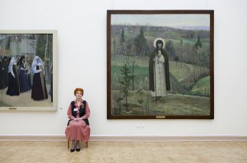 Nesterov's Blessed St Sergius of Radonezh, Russian State Museum,