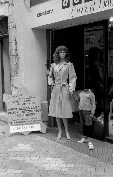 Maniquies en Dax . Julio 1985