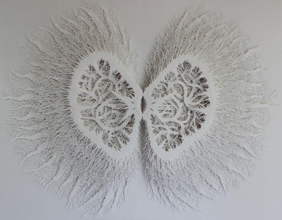 paper sculpture by rogan brown ignant paper sculpture flower