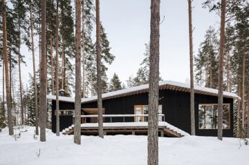 House Kettukallio in Hirvensalmi, Finland designed by Playa Architects.