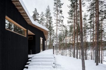 House Kettukallio in Hirvensalmi, Finland designed by Playa Architects.