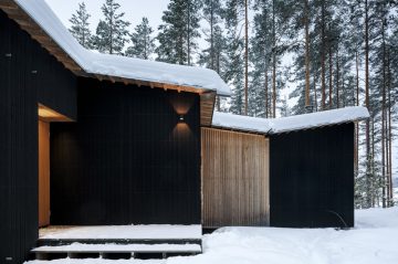 House Kettukallio in Hirvensalmi, Finland designed by Playa Architects.