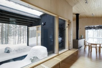 House Kettukallio in Hirvensalmi, Finland designed by Playa Architects.