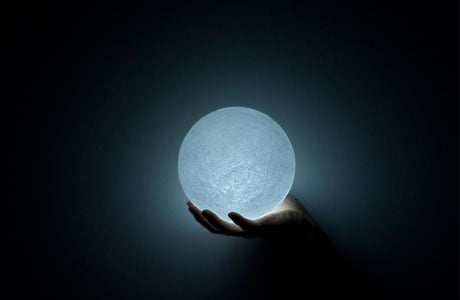 Moon sales lamp indigo