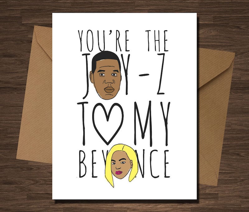 Online dating birthday card