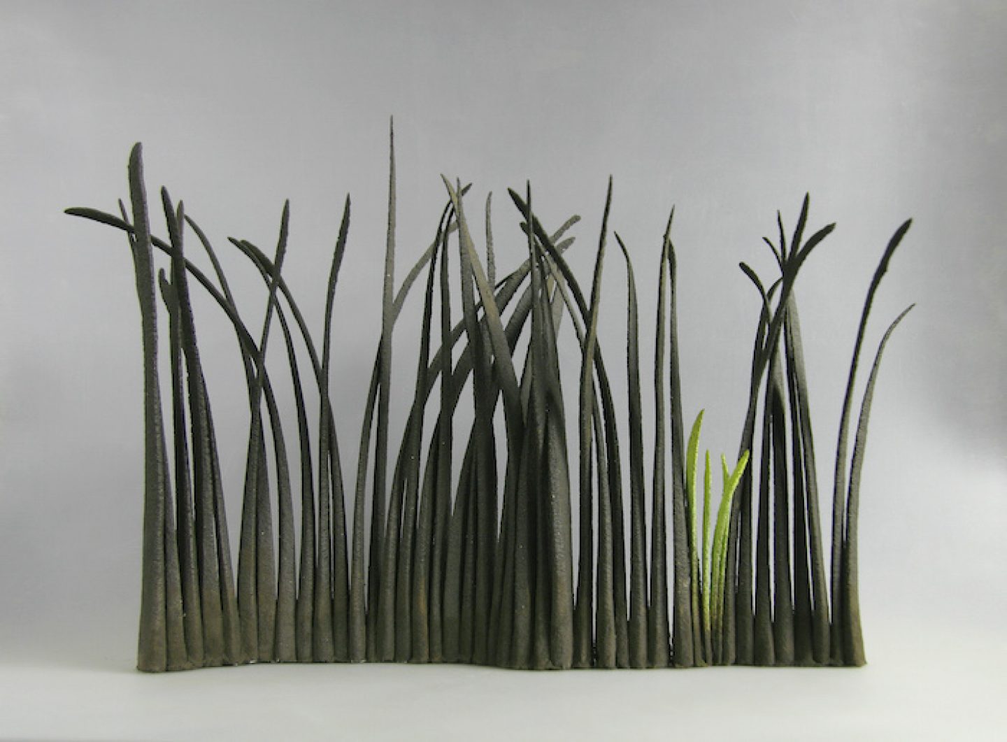 Alberto Bustos Creates Delicate Grass Sculptures Made of Ceramic IGNANT