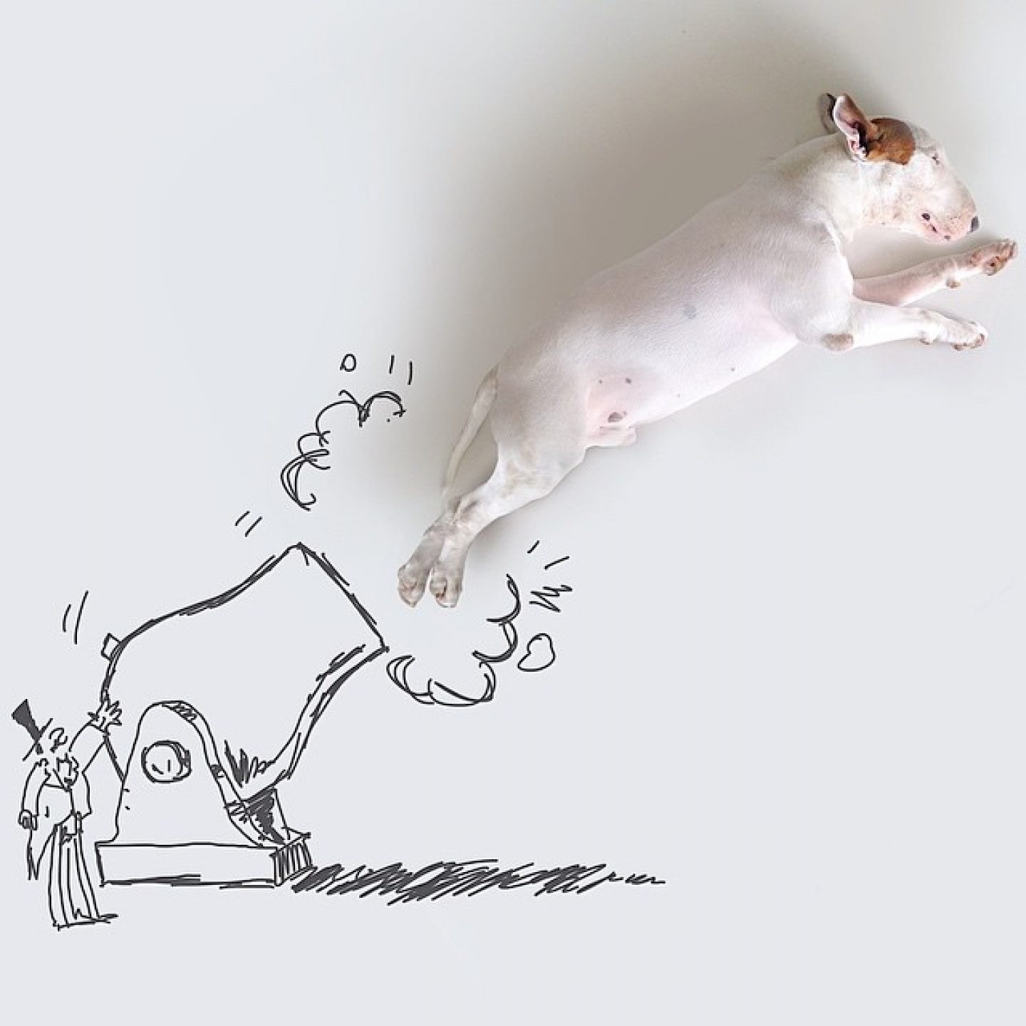 Creative Dog Owner Puts His Pet In Funny, Hand-Drawn Scenes - IGNANT