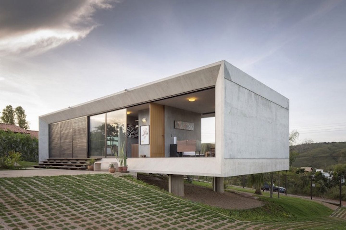 A Minimal Concrete House Offering Stunning Views From Both Sides IGNANT