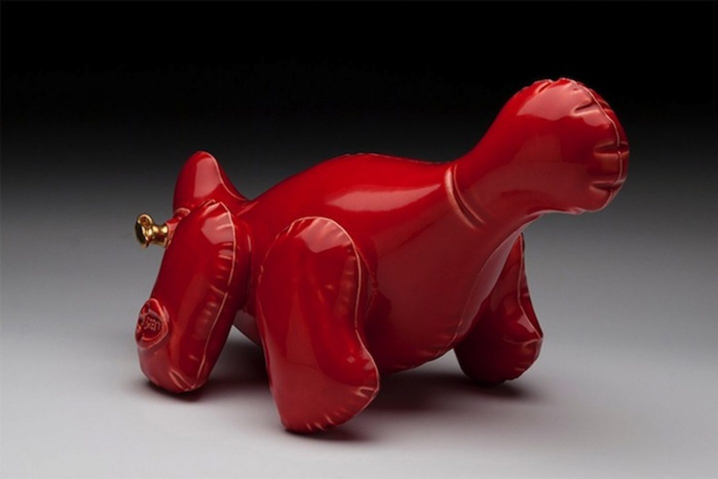 Brett Kern Creates Ceramic Sculptures That Look Like Inflatable Toys