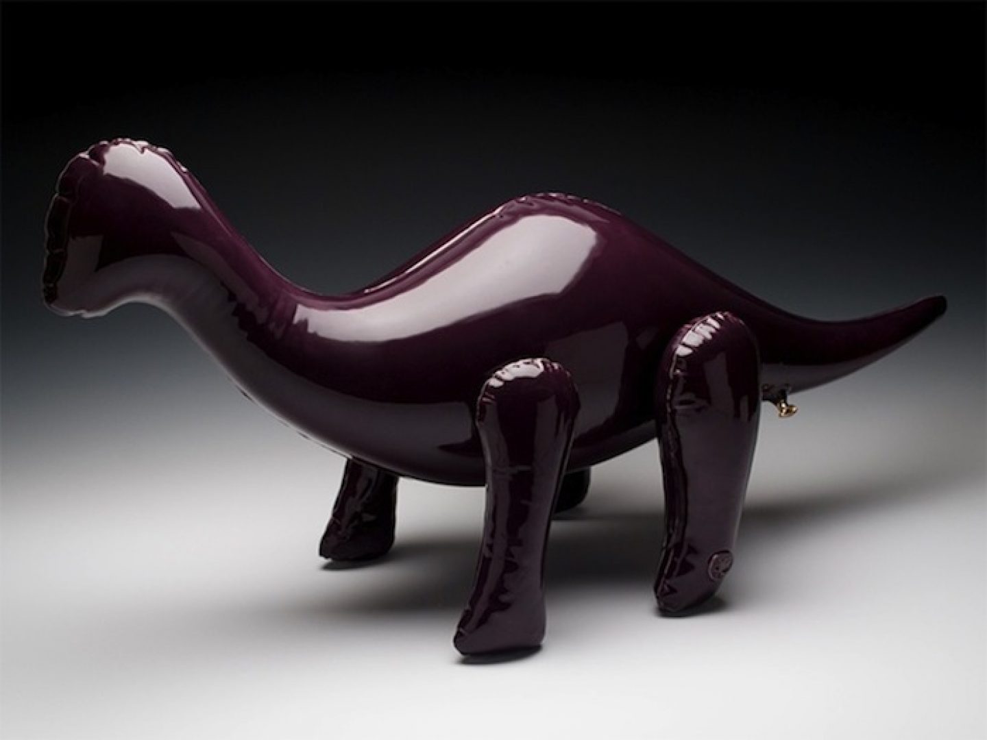 Brett Kern Creates Ceramic Sculptures That Look Like Inflatable Toys