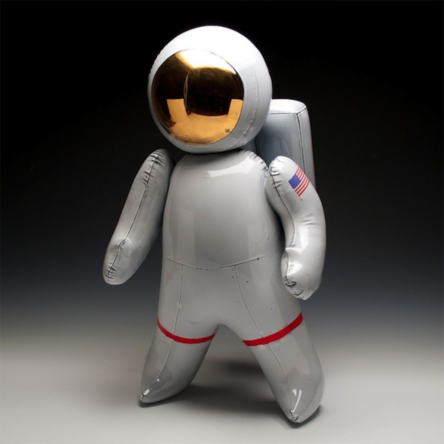 Brett Kern Creates Ceramic Sculptures That Look Like Inflatable Toys