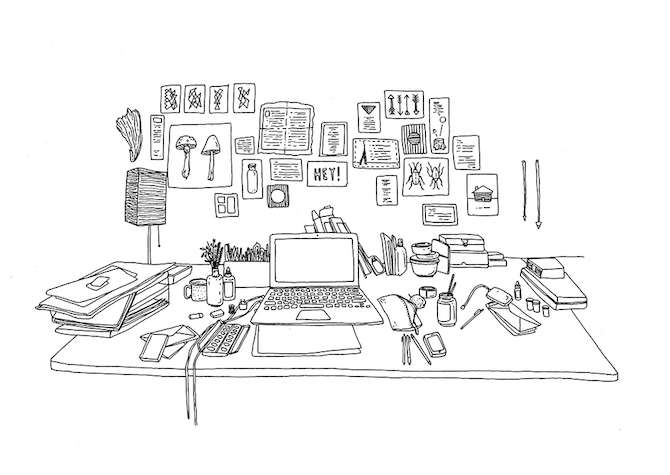 Desk bw