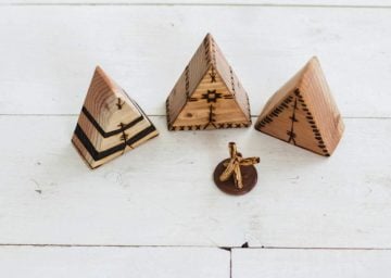 Wooden Tipis