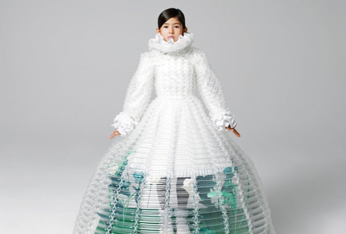 【Kashiko】25ss Ribbon Balloon Dress Balloon Dresses by Hosokai and Kawada