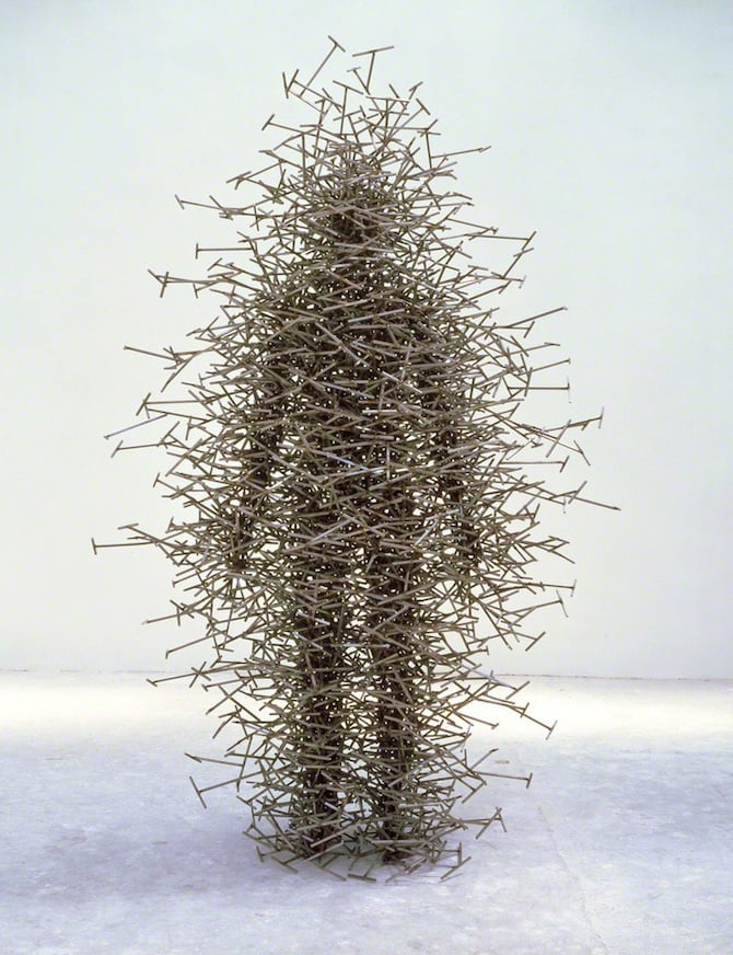 abstract human figure sculpture