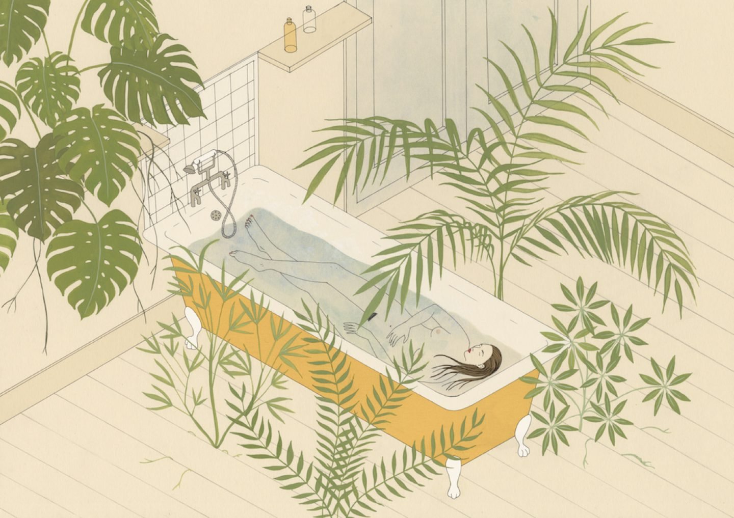 3. What’s your happy place__Tropical Bath