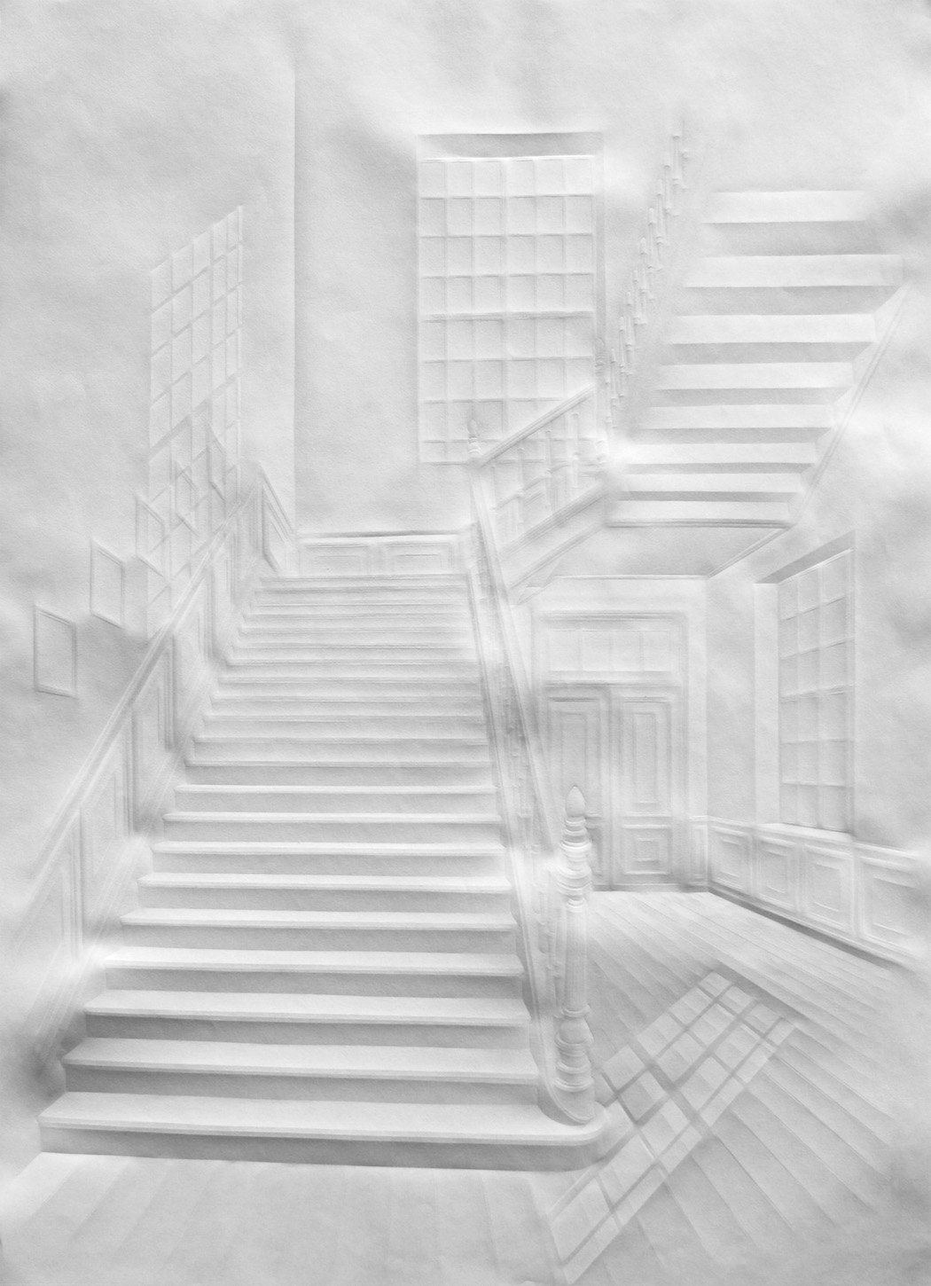 simonschubertohne Titel (Licht im Treppenhaus), 2014, 100cm x 70cm