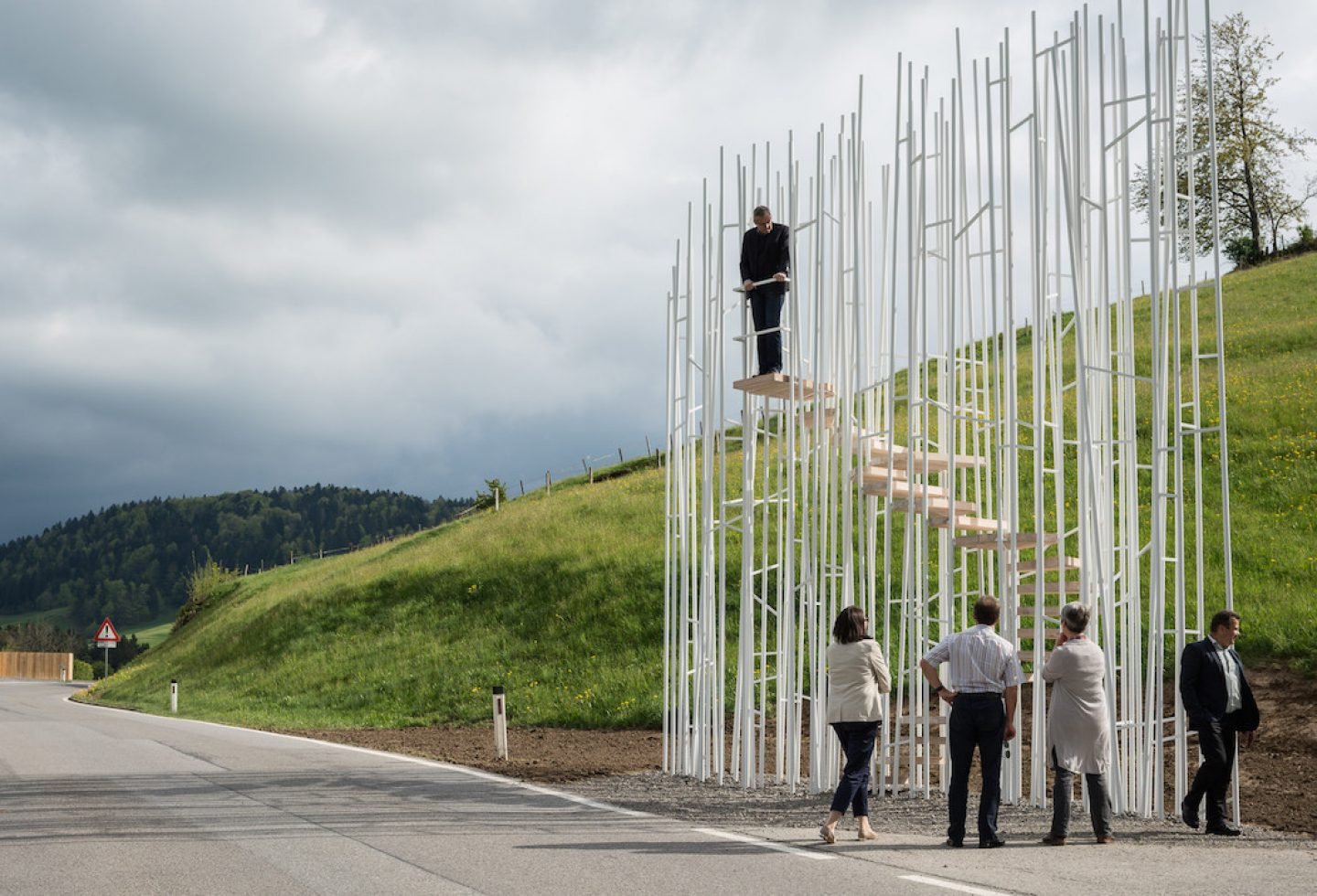 Bus Stop Krumbach, Bränden