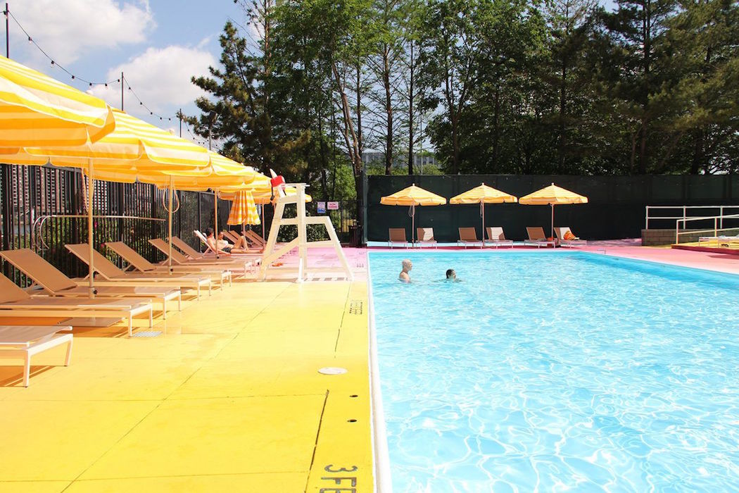 A Rainbow Pool Brightens Up Summer In NYC