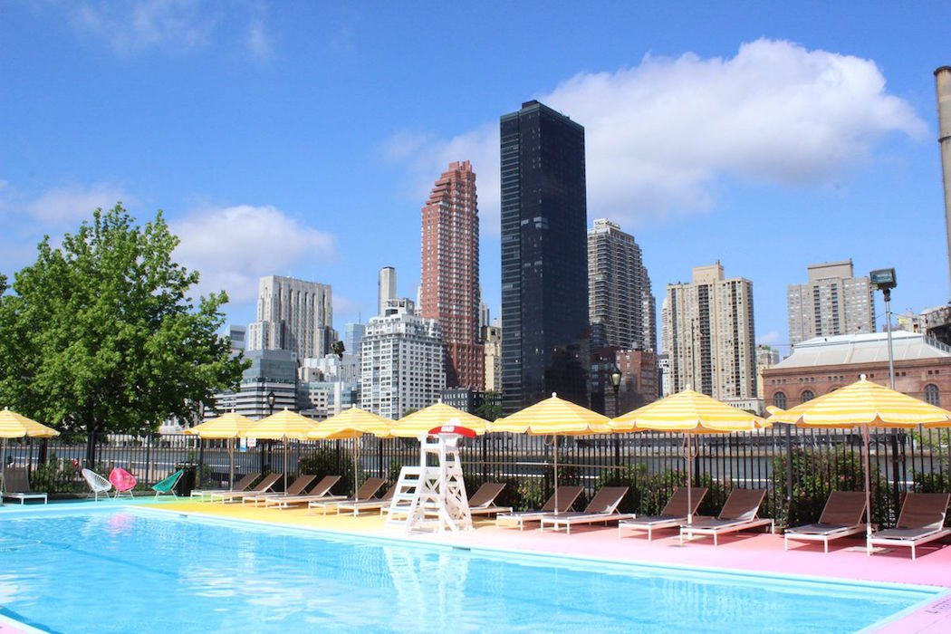 A Rainbow Pool Brightens Up Summer In NYC IGNANT