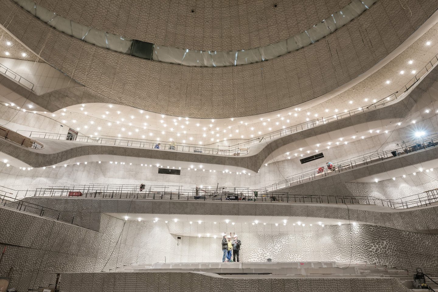 Elbphilharmonie: Pressetermin Weisse Haut