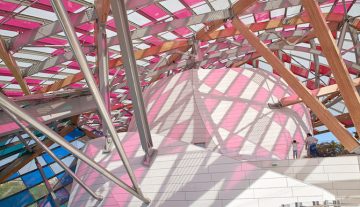 Daniel Buren's 'Observatory of Light' at the Fondation Louis Vuitton, 2016-05-09