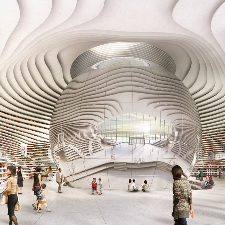 The Tianjin Binhai Library by MVRDV - IGNANT