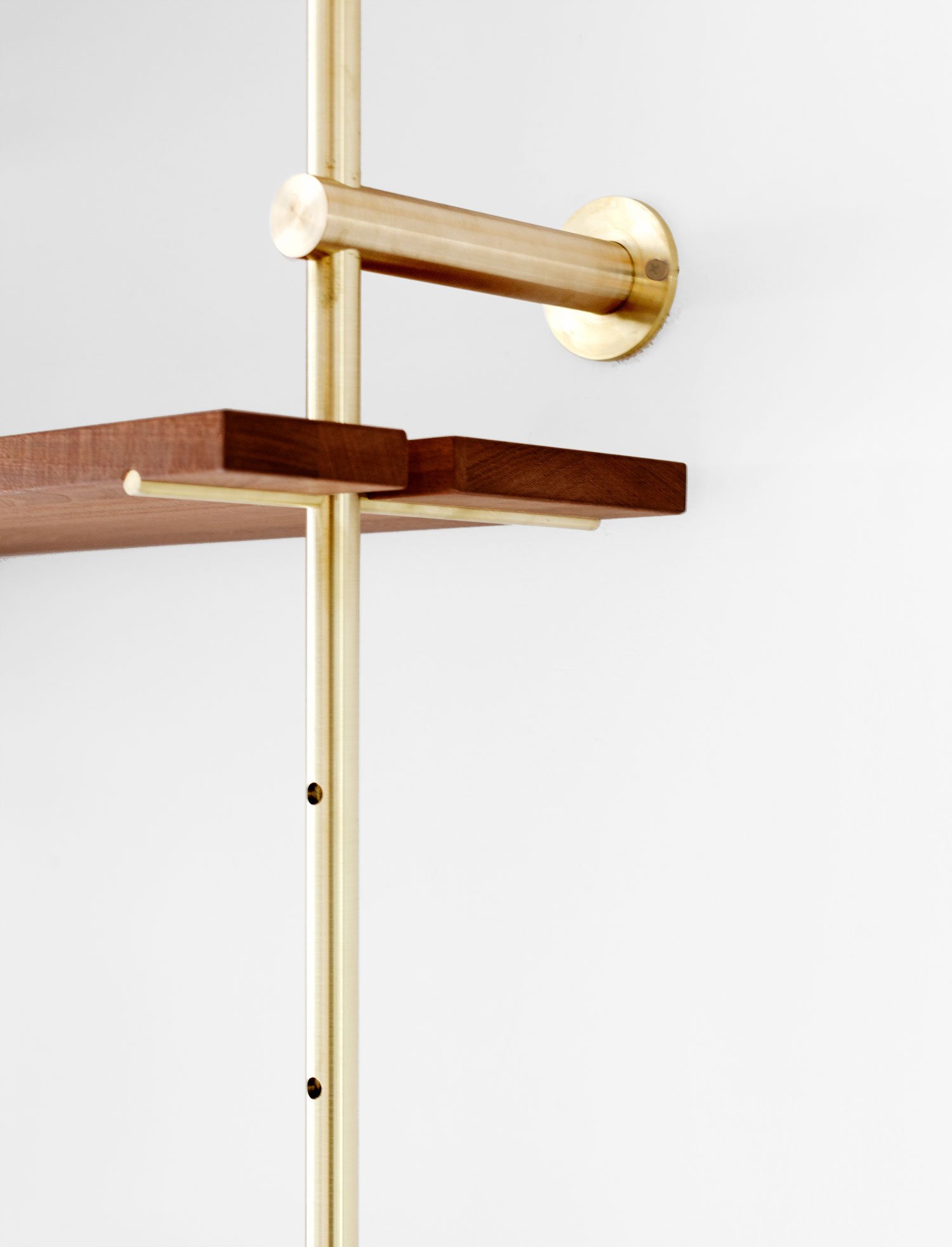 Brass Rail Shelving By Ryan Taylor