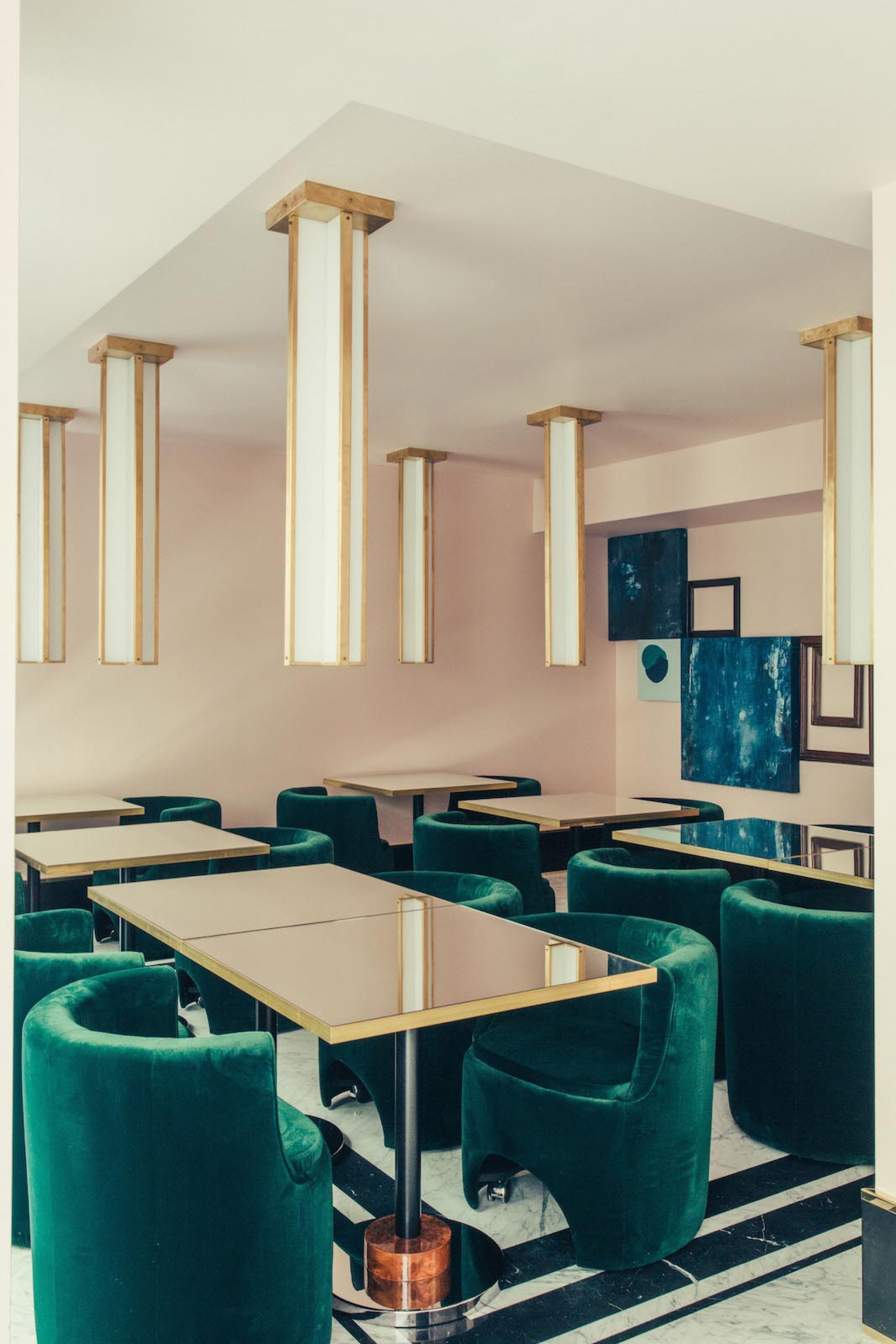 11/04/2016, Paris, France: aménagement de l'hôtel Saint-Marc par le Studio milanais Dimore le centre de Paris.