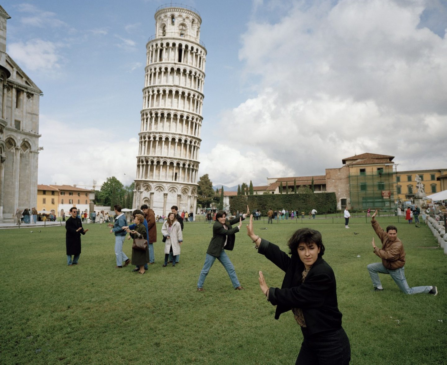 ITALY. Pisa. The Leaning Tower of Pisa. From 'Small World'. 1990.