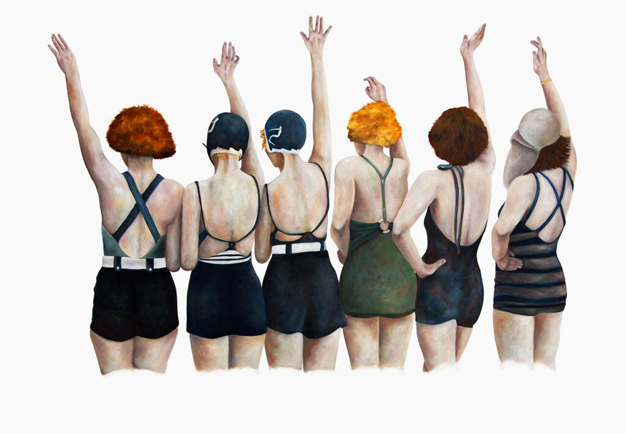 Swimmers by Cluca