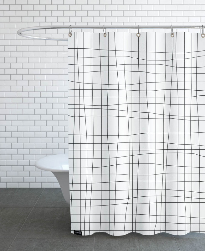 Grid Shower Curtain