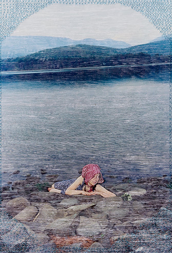 Embroidered Photographs By Melissa Zexter