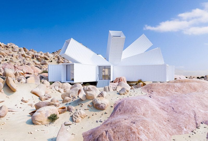 コスメティック・ハウス James Whitaker's Shipping Container Residence In Joshua Tree