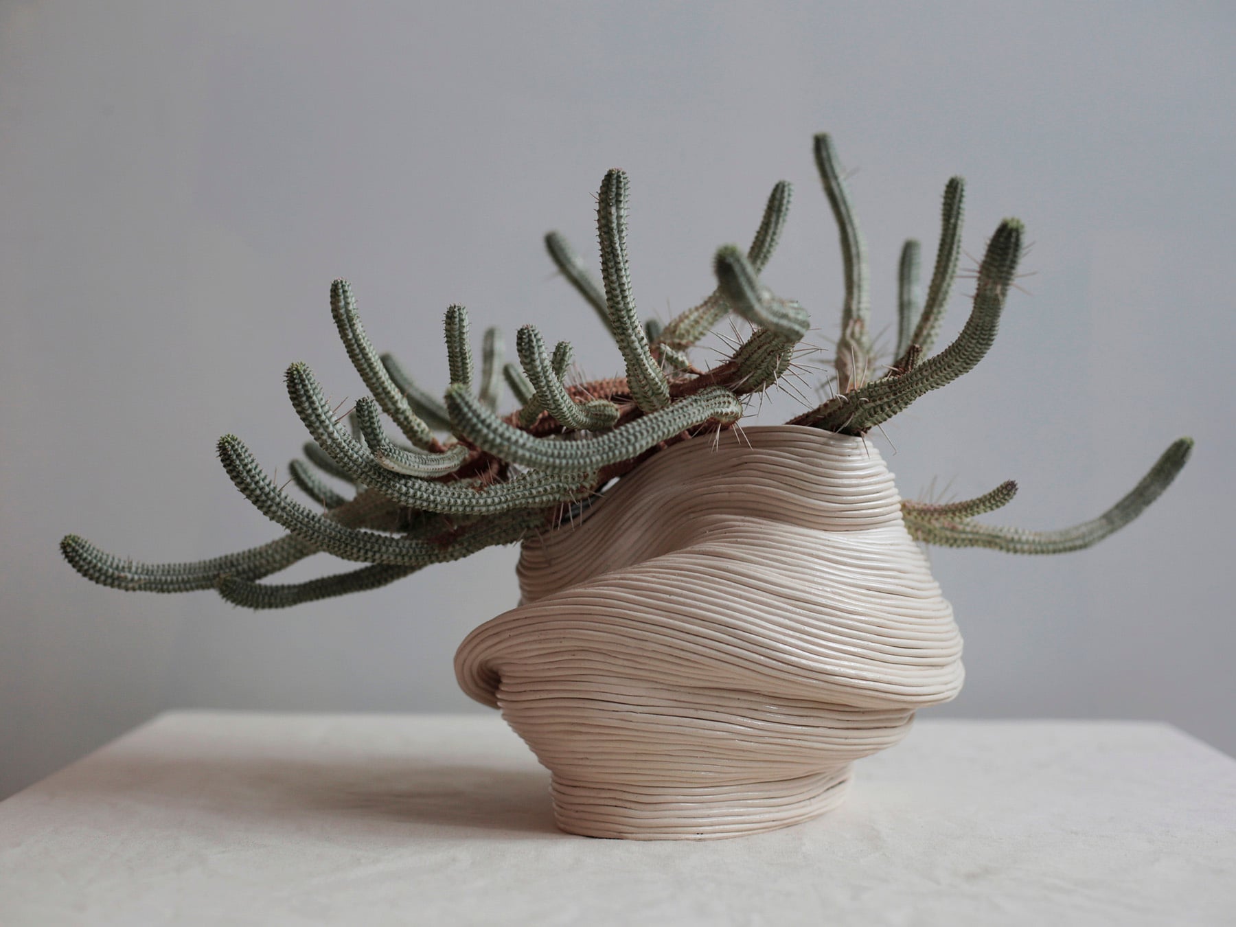 Zhu Ohmu's Ceramic Practice Mimics Machine Methods - IGNANT