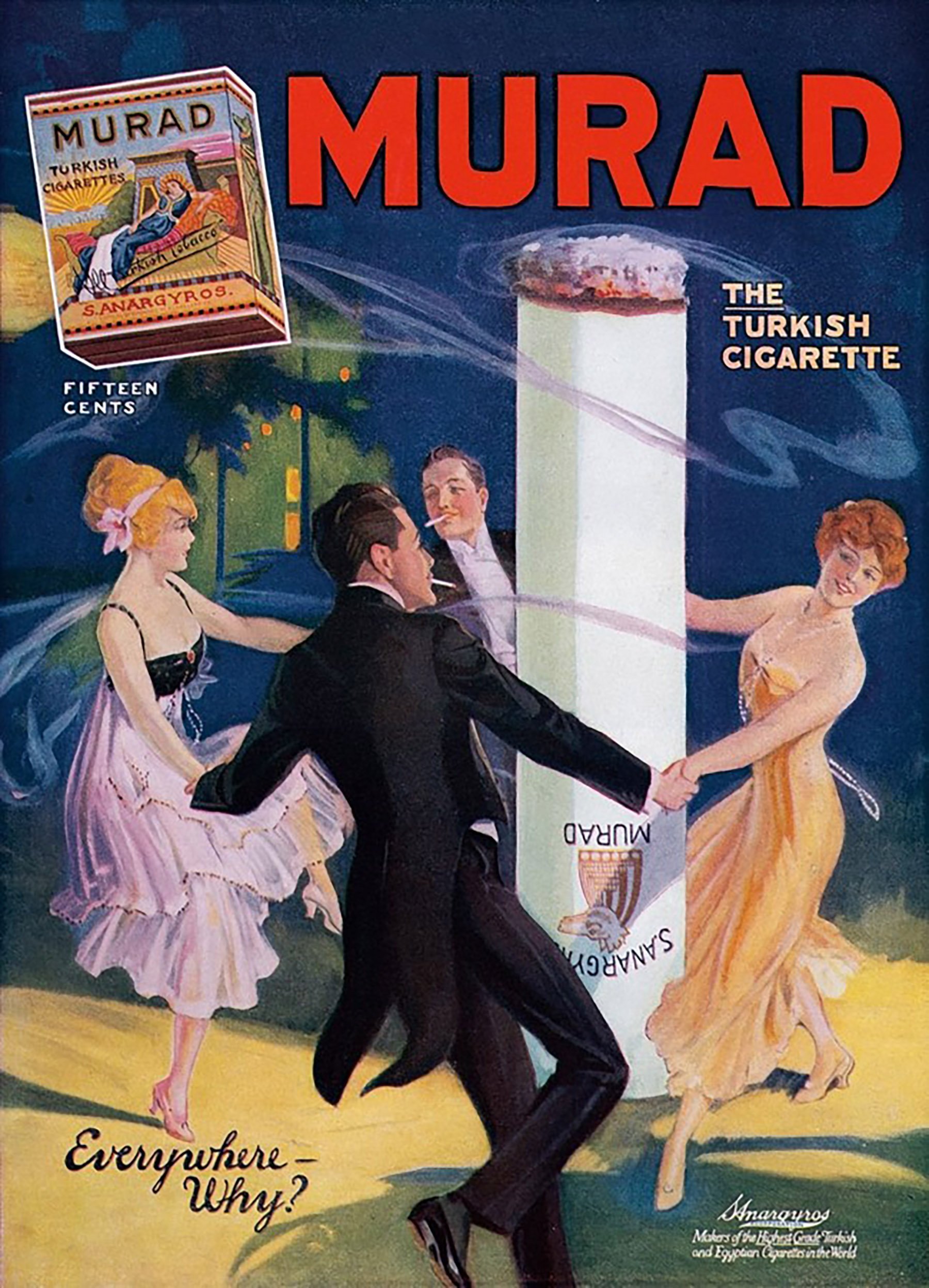 Cigarette ads from the 20th century