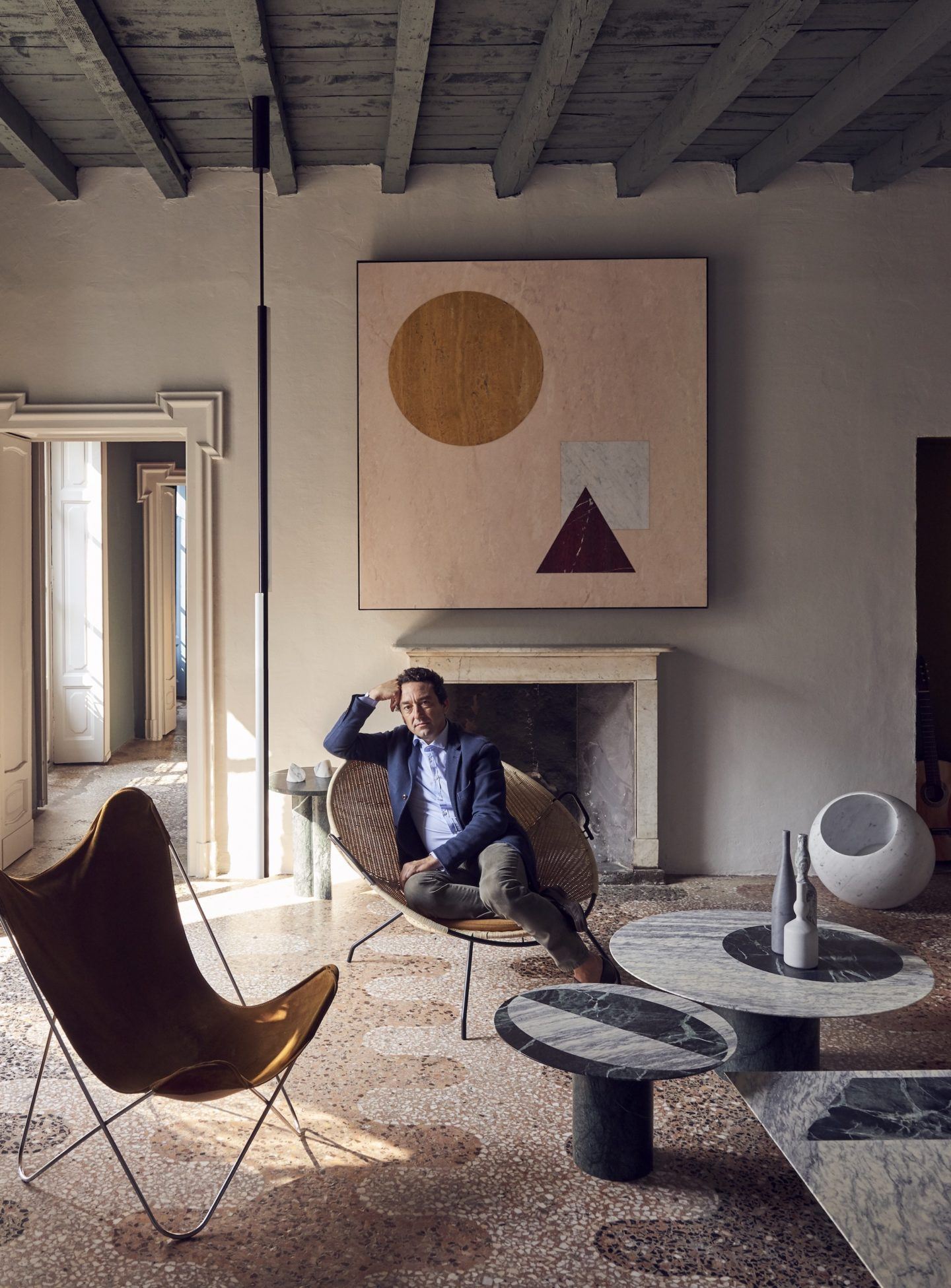 A Tour Of Gabriele Salvatori S Impeccable Marble Filled Home