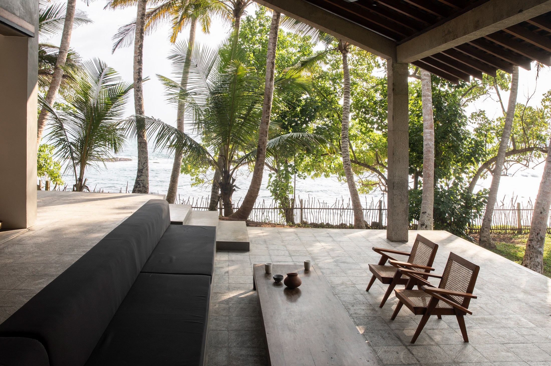 This Concrete Villa On A Sri Lankan Beachfront Maximizes Its Tropical