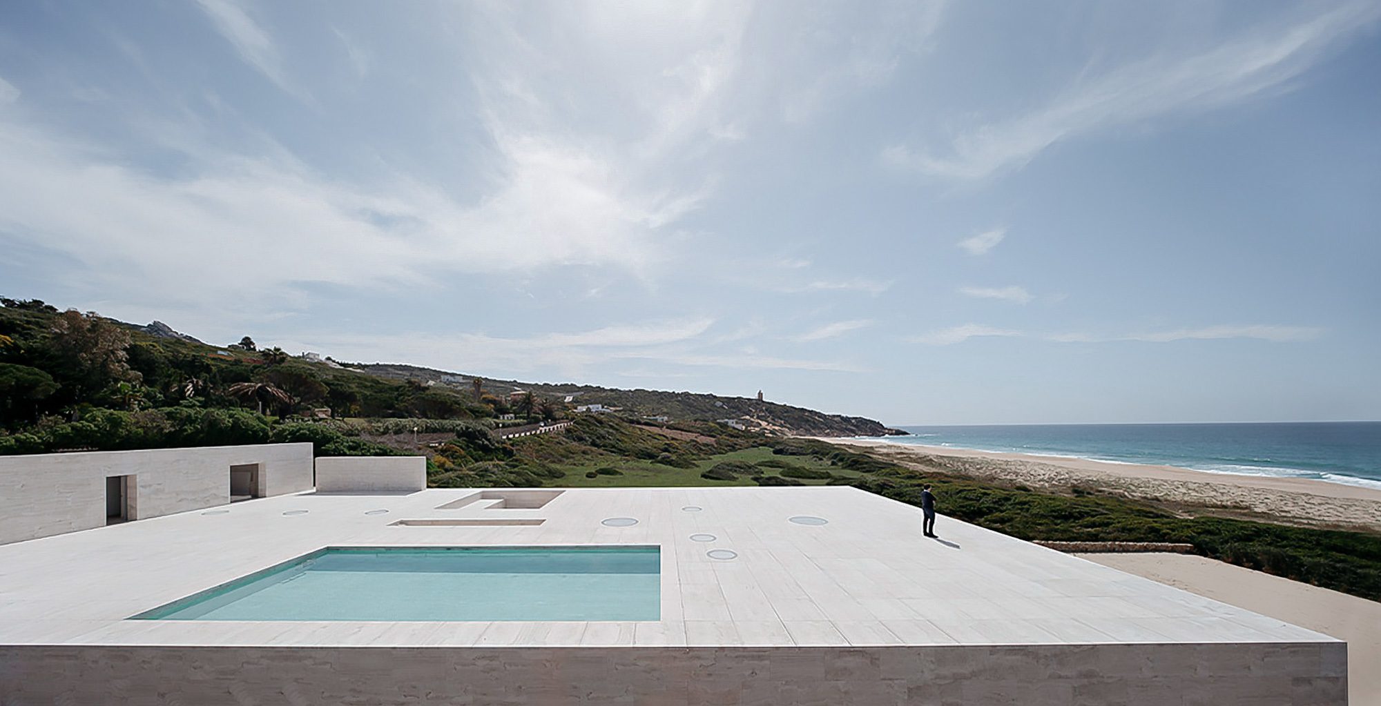 An Extravagant Beachfront Home In Spain Extends Towards The Atlantic