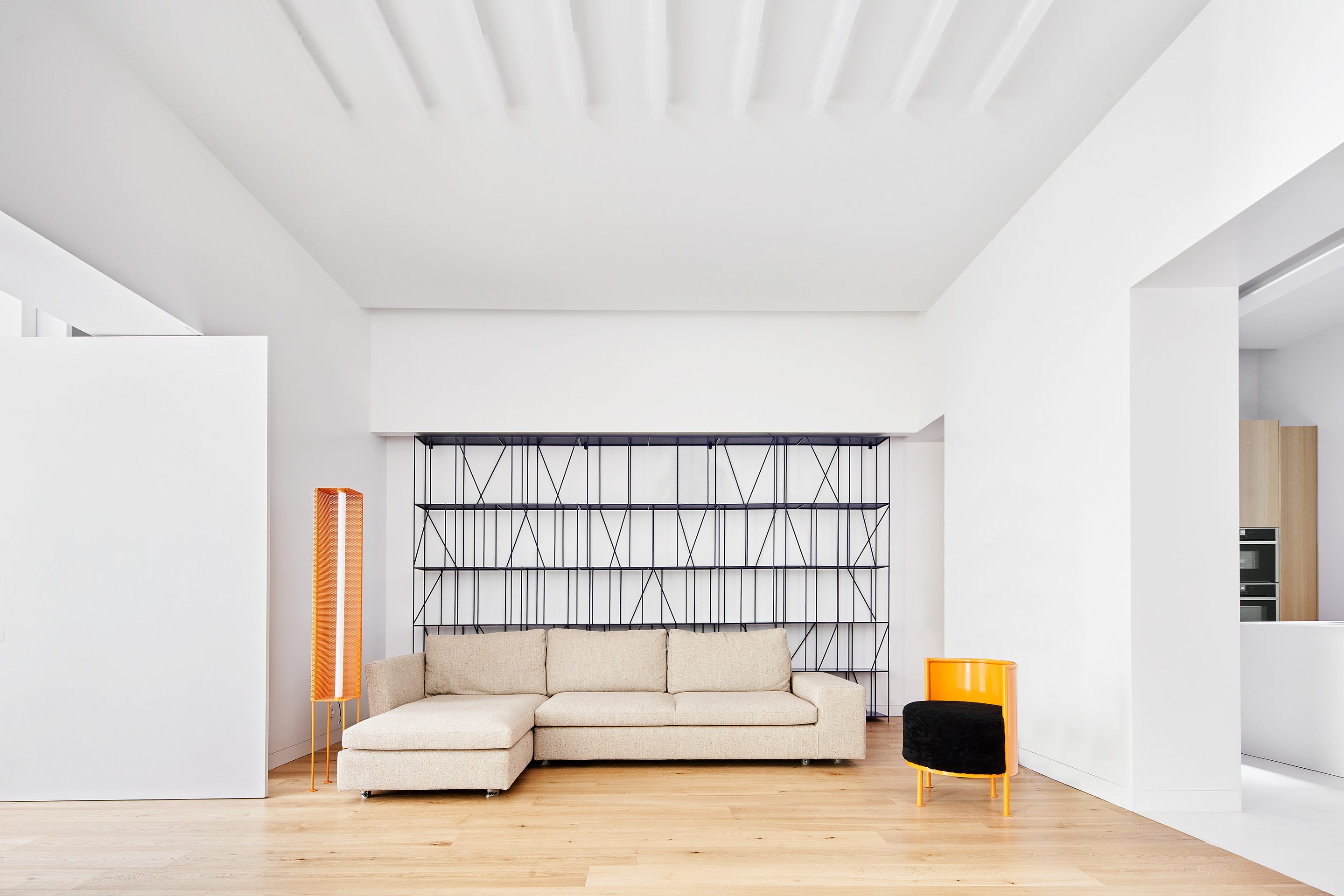 Curated visual reference: Gallery Detail: Lucas Y Hernández Gil S Apartment Is Highlighted By Metallic