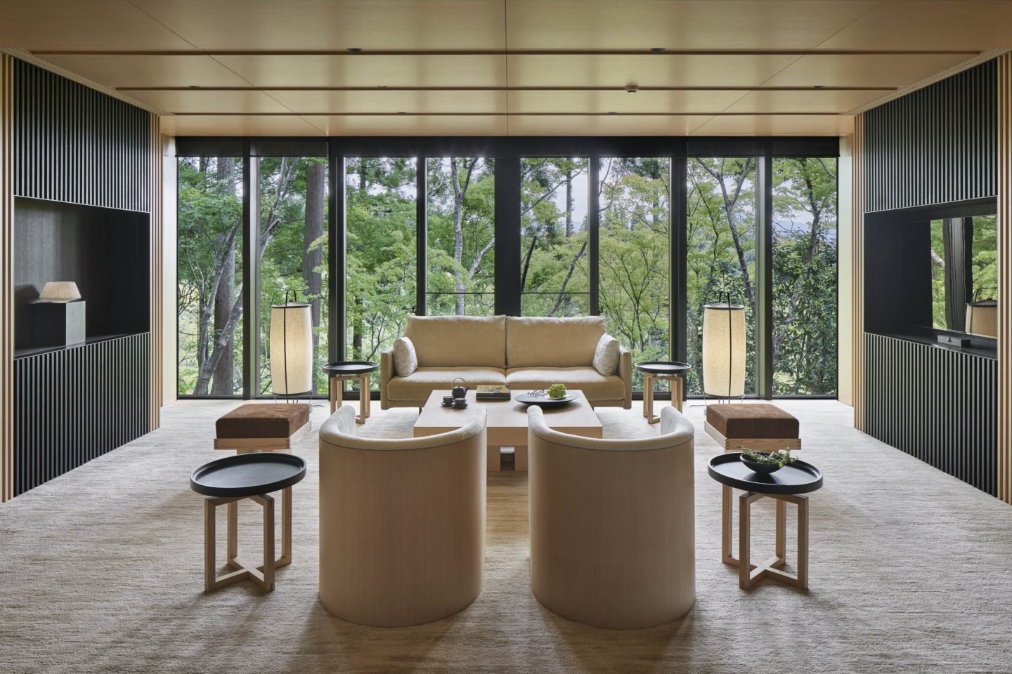 Aman Kyoto, Japan - Washigamine Pavilion Living room