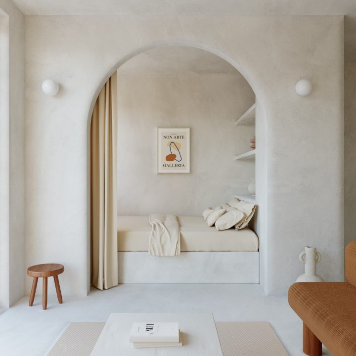 From Retro To Contemporary, The Stunning Interior Spaces Of CGI Artist Benjamin Guedj