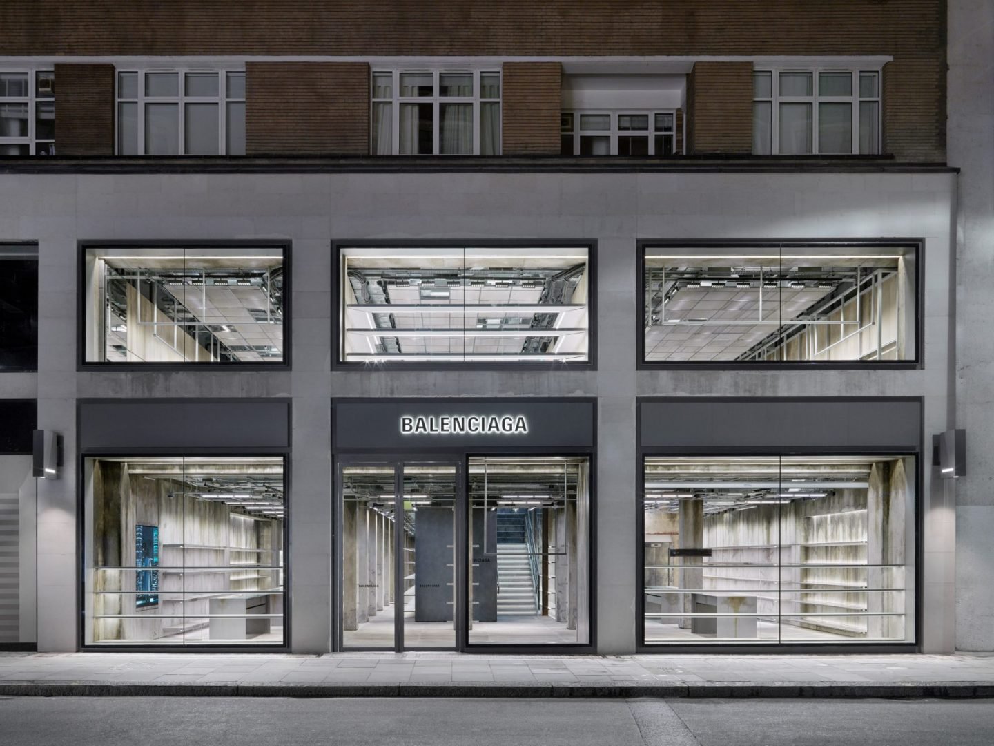 Balenciaga's London Store Is Now Covered in Pink Fur - Take a Look