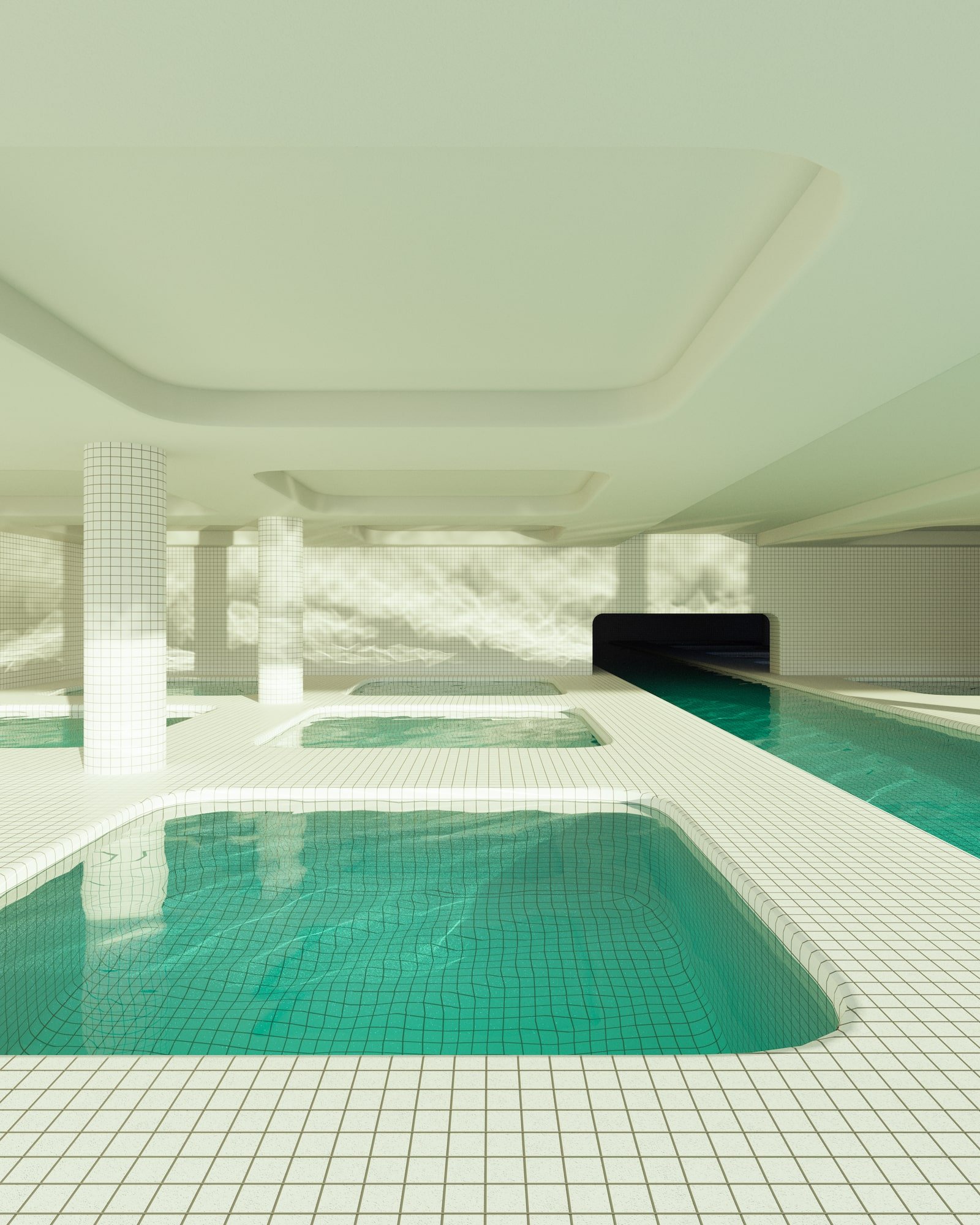 Calming PoolRoom free 3D model